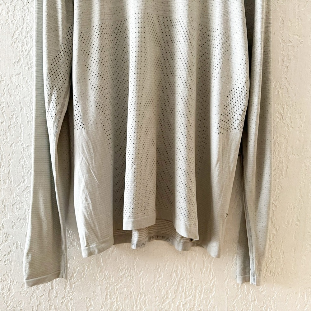 lululemon athletica Long Sleeve Tee in Light Gray - Picture 6 of 10